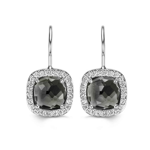 Ti Sento Silver Drop Earrings 7555BL,