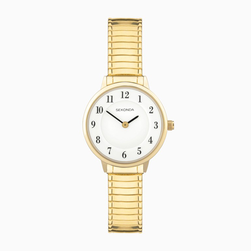 Sekonda Ladies Gold Plated Expandable Watch
