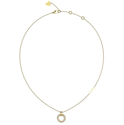 Guess Circle Lights Yellow Gold NeckLace