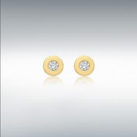 9 carat gold 4.5mm Studs