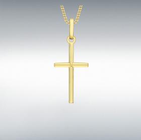 9 carat gold cross pendant only