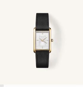 Rosefield Heirloom Gold Leather Strap Watch