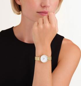 Rosefield Small Edit Gold Bracelet Watch