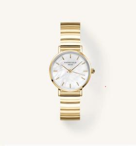 Rosefield Small Edit Gold Bracelet Watch