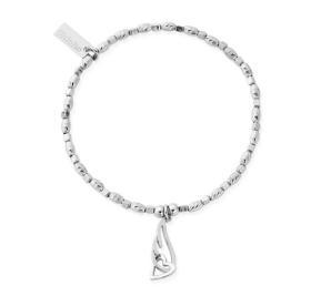 ChloBo Soul Glow Interlocking Heart & Angel Wing Bracelet