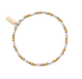 ChloBo Mixed Metal Dainty Sparkle Bracelet