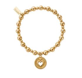 Mini Small Ball Guiding Heart Bracelet