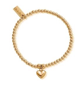 Chlobo Cute Charm Puffed Heart Bracelet