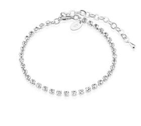 Newbridge Multi Clear Stone Silver Plated Bracelet