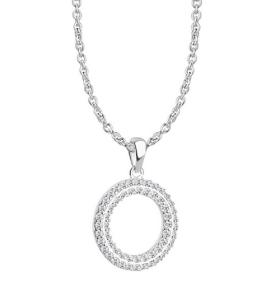 Newbridge Circle Pendant Multi Clear Stones