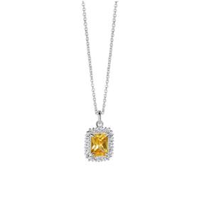 Newbridge Silverware Light Topaz Stone Pendant