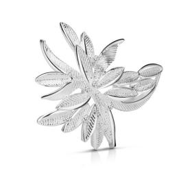 Newbridge Silver Plated Leaf Brooch