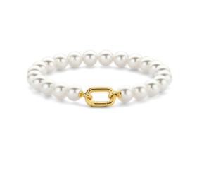 Ti Sento Pearl Yellow Gold Plated Bracelet