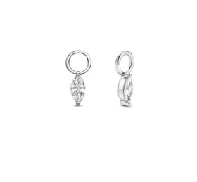 Ti Sento Silver CZ Ear Charms