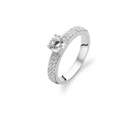 Ti Sento Silver Cz Ring