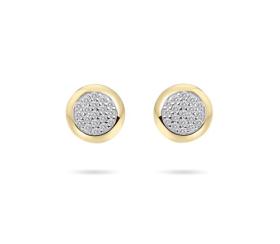 Gisser Bold Pave Stud Earrings