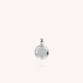 Gisser Silver Bold Pave Pendant