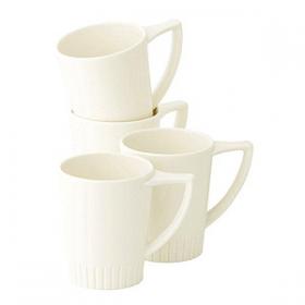 Belleek Living Lines set of 4 mugs IV7039