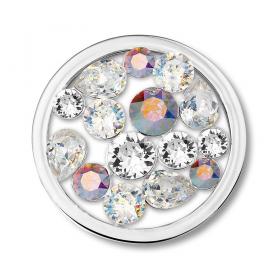 Mi Moneda Reina Clear Crystal Coin - Large (SW-REI-37-L)