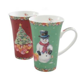 Aynsley Classic Christmas Latte Mugs (Set of 2) (XMAS30350)