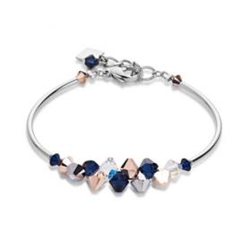 Coeur De Lion Dark Blue Swarovski Crystal Bracelet (4748/30-721)