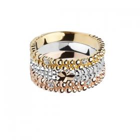 House of Lor Three Part CZ Stacking Ring (H20002)