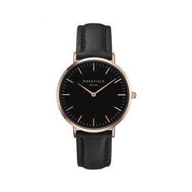 Rosefield 'The Bowery' rose gold plated strap watch BBBR-B11