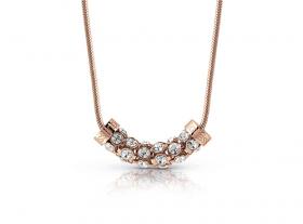 Guess rose gold plated necklet