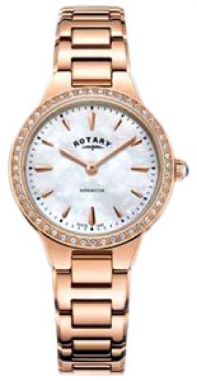 Rotary ladies rose gold bracelet watch