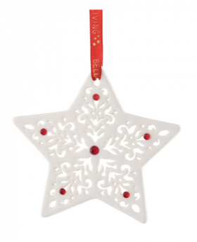 Belleek Living Star Tree Ornament