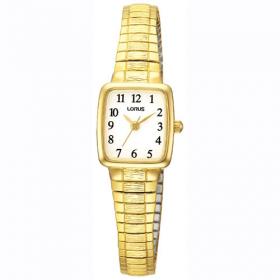 Lorus Ladies Gold Plated Expander Bracelet Watch (RPH56AX9)
