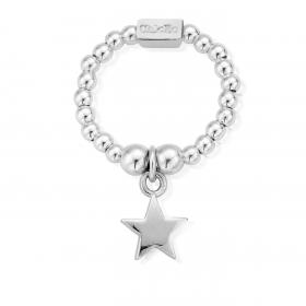ChloBo Sterling Silver Ring With Star