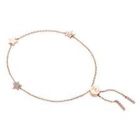 Tipperary Rose Gold Plated Stars Bolo Chain Bracelet