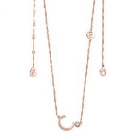 Tipperary Rose Gold Plated C Pendant