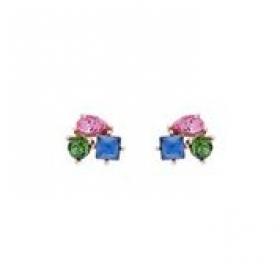 Ted Baker Rose Gold Plated CARLENN Cubic Zirconia Candy Studs