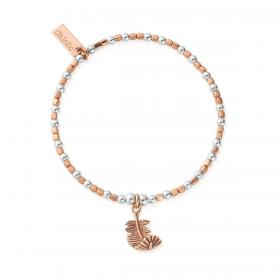 ​ChloBo Rosegold and Silver Feather Bracelet