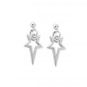 ​ChloBo Sterling Silver North Star Drop Earrings