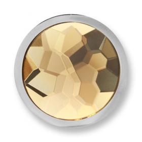 Mi Moneda Small Azar Smokey Crystal Disc (AZA-60-S)