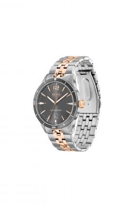Hugo Boss Gents Stainless Steel Two Tone Bracelet Watch