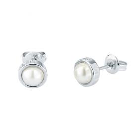 Ted Baker Sinaa Silver Pearl Studs