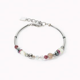 Coeur De Lion Pink and Grey Bracelet