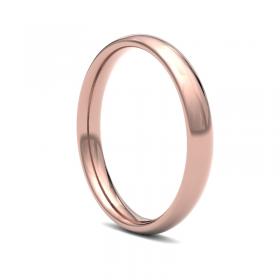 3mm Court Wedding Band