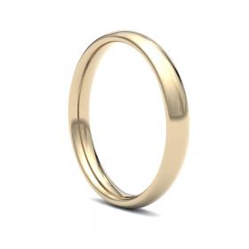 3mm Court Wedding Band