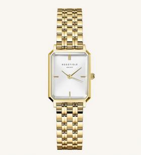 Rosefield Octagon Yellow Gold Bracelet Watch