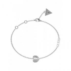 Guess Lovley Heart Silver Bracelet