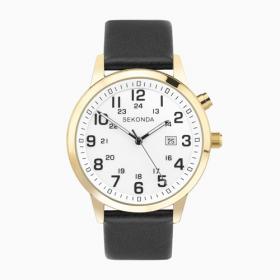 Sekonda Gents Leather Strap Watch