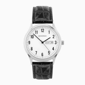 Sekonda Leather Strap Watch