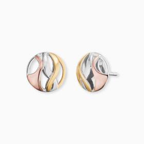 Engelsrufer Tri Paradise Stud Earrings