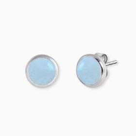 Engelsrufer Silver Blue Agate Healing Studs