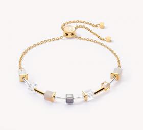 Coeur De Lion Precious Slider Bracelet in Gold and Grey